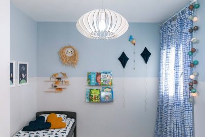 עיצוב קירות חדר ילדים - עפיפון כחול כהה