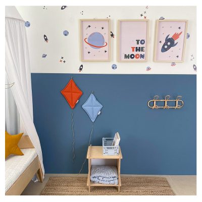 קישוטי קיר לחדרי ילדים - עפיפון כתום